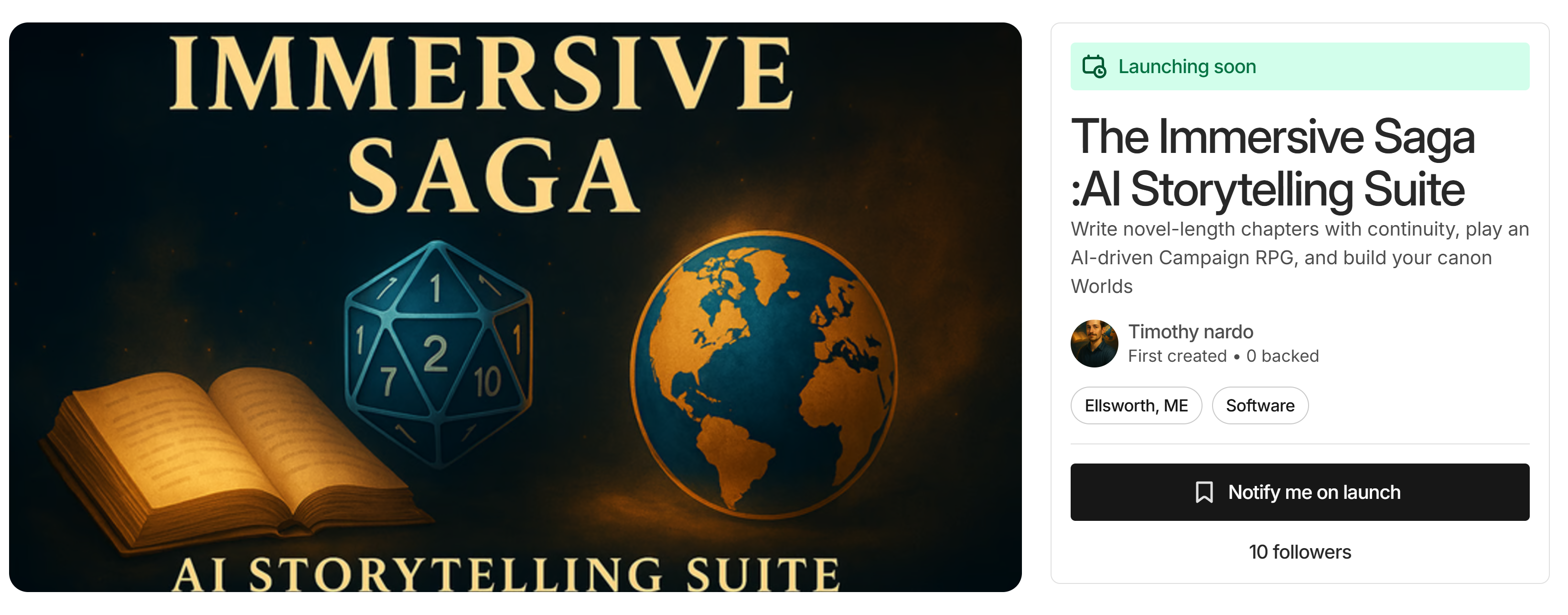 Kickstarter banner